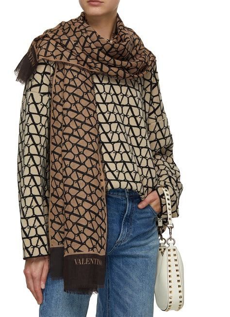 Premium Leather VALENTINO Scarf